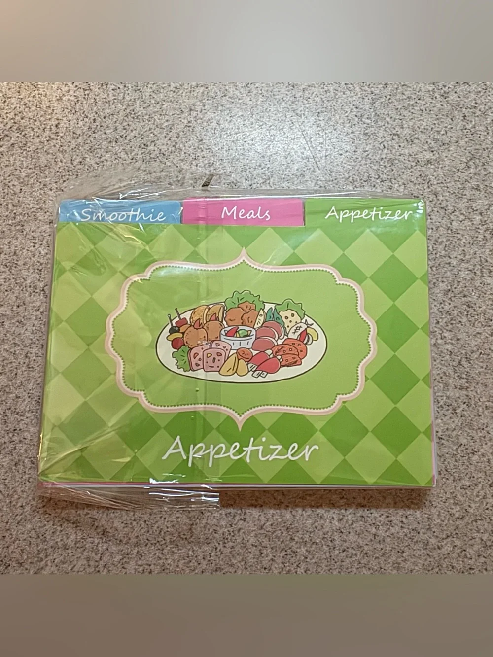Paulonia Wooden Recipe Box - Natural Wood with cards, dividers& protectors NWT